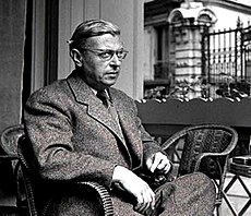 Jean-Paul Sartre v roce 1950
