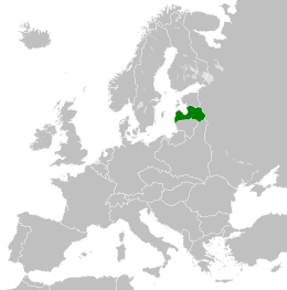 Lettonia - Localizzazione