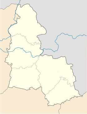 Лебединська. Карта розташування: Сумська область