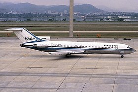 Un Boeing 727 de VASP, similaire à celui impliqué dans l'accident.