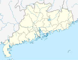 広東省の白地図