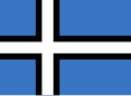 Ristilipud, altra variante con croce scandinava proposta dopo la riconquista dell'indipendenza per sottolineare il carattere nordico dell'Estonia