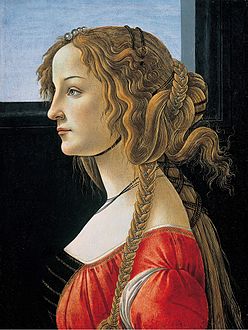 Simonetta Vespucci Botticelli c. 1476-80