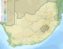 Mappa di localizzazione: Sudafrica