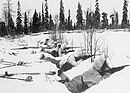 Tropas finlandesas durante la Guerra de Invierno
