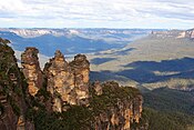 Three Sisters in 't Nationaal park Blue Mountains