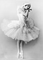 20 avril 2011 Anna Pavlova, danseuse des Ballets russes est Odette, le cygne blanc du Lac des cygnes, ballet de Piotr Ilitch Tchaïkovski