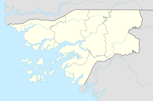 Бісау. Карта розташування: Гвінея-Бісау