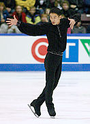 男子シングル。李成江、2003年スケートカナダにて。