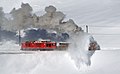 29. RhB Xrotd 9213-as típusú hóhányógép a svájci Bernina-vasútvonalon (javítás)/(csere)