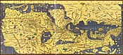 ตาบุลารอเกริอานา แผนที่โลกของมุฮัมมัด อัลอิดรีซีย์ใน ค.ศ. 1154 เป็นแผนที่แบบกลับหัว