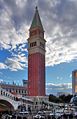 Replika weneckiej dzwonnicy św. Marka na terenie The Venetian