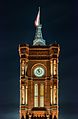 18. A Rotes Rathaus (Vörös városháza) a Hold fényében (Berlin, Németország) (javítás)/(csere)