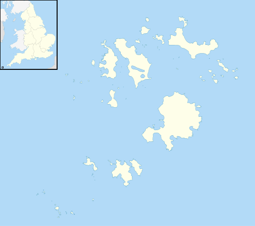 锡利群岛在锡利群岛的位置