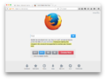 Firefox 42.0 OS X El Capitan-ում