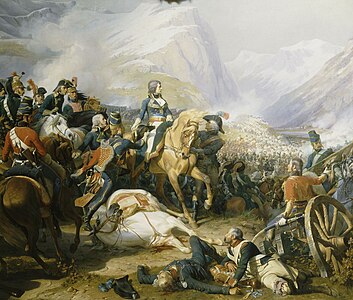 Бонапарт перемагає австрійців в битві при Ріволі (14 січня 1797 роки)