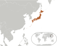 Locatie van Nippon 日本国