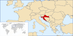 Location of Républik Kroasia