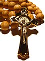 Catholic Rosary with a St. Benedict medal