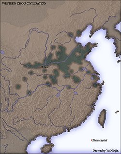 Wilayah pengaruh Dinasti Zhou Barat (1050 SM–771 SM)