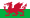 キャドワラダーの赤い竜（ウェールズ旗）