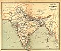 بھارتی ریلوے نیٹ ورک کا نقشہ، 1909