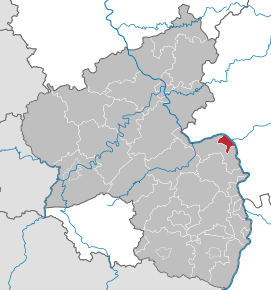 Poziția localității Mainz