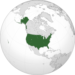 Location of Amerika Qoʻshma Shtatlari