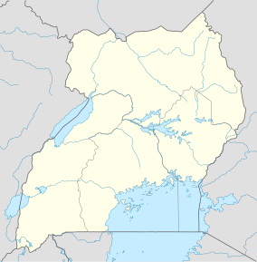 Map showing the location of Semuliki National Park