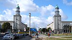 Frankfurter Tor, Richtung Fernsehturm blickend