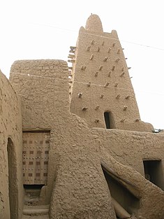 Djingareiber-mecset belső udvara, Timbuktu