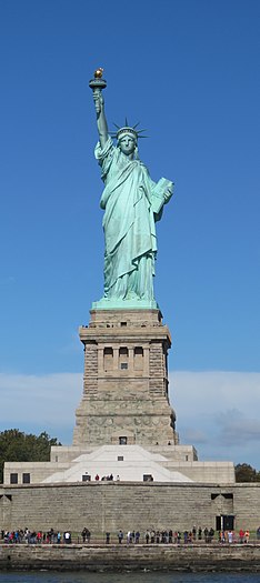 Statue of Liberty by Frédéric Auguste Bartholdi - 1886.