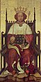Q81000 schilderij tonend Richard II van Engeland in de jaren negentig van de 14e eeuw geboren op 6 januari 1367