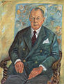 Frederik Willem van Hohenzollern-Sigmaringen in 2003 (Schilderij: Günter Rittner) overleden op 16 september 2010