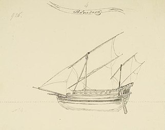 Падуаканг. Малюнок 1821–1828 років
