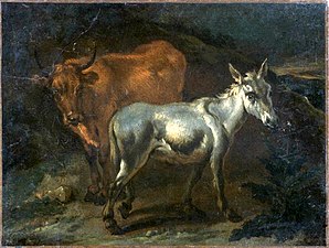 Vache et âne, musée des Beaux-Arts de Bordeaux.