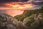 Захід сонця над Державним ландшафтним заказником «Мис Айя» на Південному березі Криму. Автор фото: Vian (CC BY-SA 4.0)