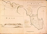 Kaart van Isaac de Graaff van tussen 1690 en 1743