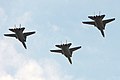 A formation flight of Iranian F-14 Tomcats, in 2008.