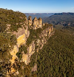 As Três irmãs (Three Sisters), Parque Nacional das Montanhas Azuis, Nova Gales do Sul, Austrália (definição 5 973 × 6 191)