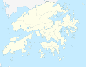 颱風林茵 (1987年)在香港的位置