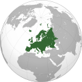 Localização da Europa