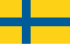 Vlajka Östergötlandu (zaniklá švédská provincie)