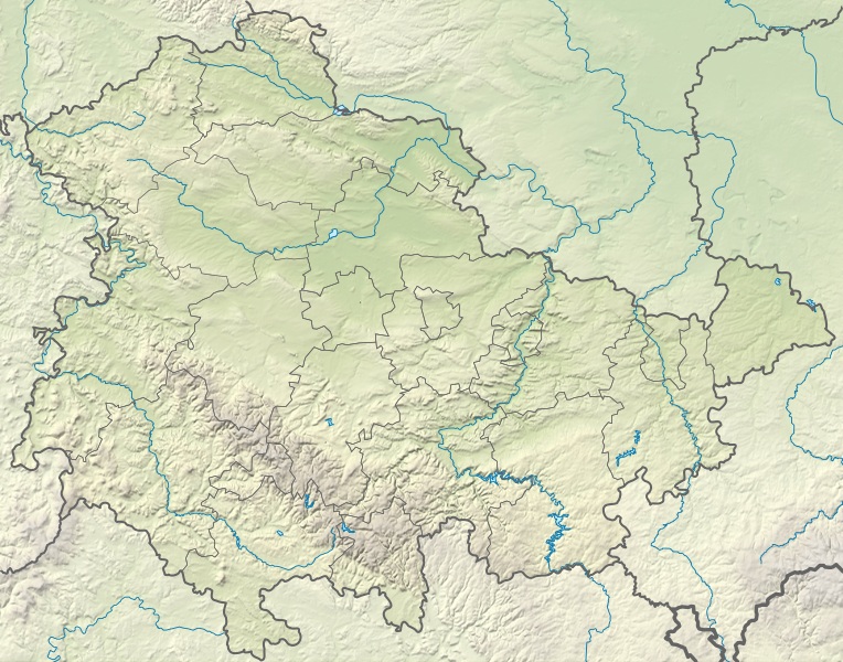 File:Germany Thuringia rel location map.svg