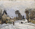 Road to Versailles at Louveciennes (The Snow Effect)