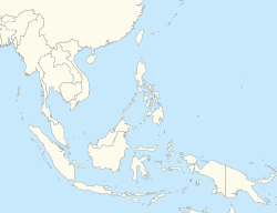 マカティの位置（東南アジア内）