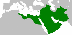 Hilafeti Rashidun arriti shtrirjen e tij më të madhe nën kalifin Othman, në vitin 654.