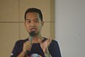 Jun Barrun gives his keynote speech about Mozilla