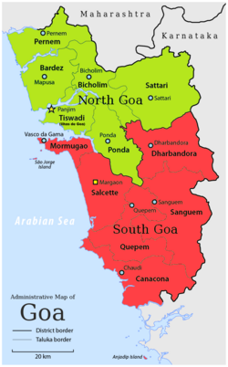 Bản đồ Goa