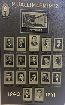 1940-41 İstanbul Erkek Öğretmen Okulu Öğretmenlerinden E. Üngör (Keman)